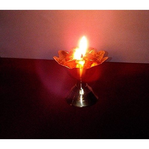 IndianStore4All Puja Cotton Wicks Religous Long Jyot Bati Akhand Oil Lamp Diya Diwali Lighting 