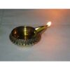 Artcollectibles India Messing Kamakshi Olielamp Diya Religieuze Hindoe Godin Laxmi Aarti Navratras Diwali Puja