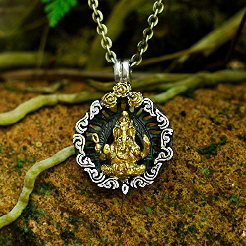 Ganesh shop locket silver